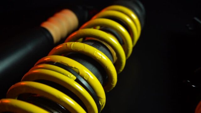 adjustable tuned sports suspension for a bench front-wheel drive car yellow coilovers 