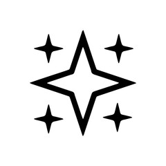 Obraz premium Generate icon. AI stars. Artificial intelligence logo outline. Machine learning. Generate image and text sign. Computer help assistant. Data science. Vector illustration