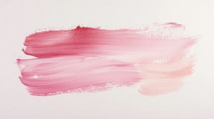 Artistic brushstrokes of varying shades of pink and red color