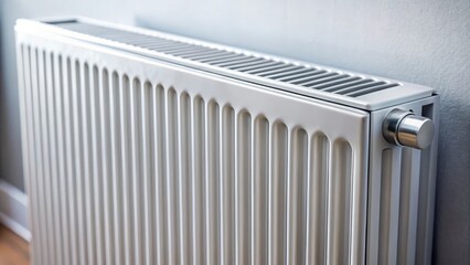 Thermal Inspection of Heating Radiator Closeup, radiators, heating system