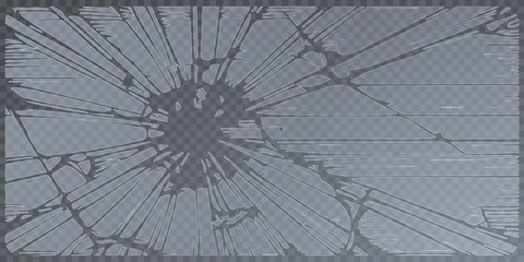 Broken glass shatter and piece. Realistic vector illustration set of explode mirror shard fragment. flying transparent sharp debris elements of smithereens beaten crystal or ice on dark background.