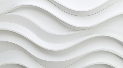 Abstract white wavy pattern on a textured surface, creating a modern and minimalistic visual effect.