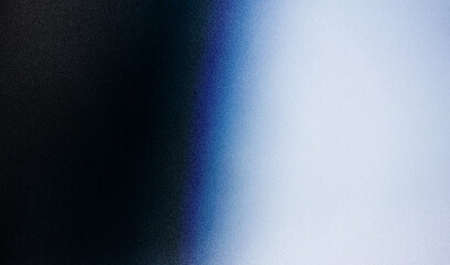 Blue gradient background grainy glowing blue white light spot black dark backdrop noise texture...