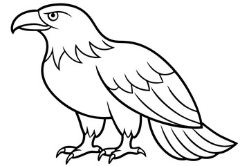 Obraz premium Elegant Eagle Stroke