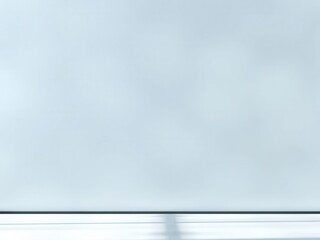 Empty Light Blue Room