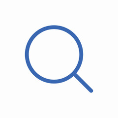 Search magnifier find icon vector sign