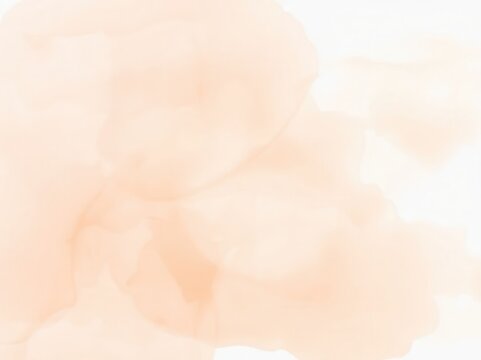 Peach Abstract Watercolor Background