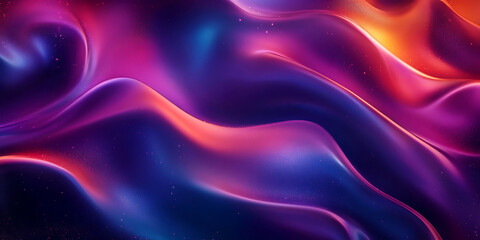 Modern Wavy Gradient Screensaver Wallpaper Background for Digital Art, UI Design, or Branding