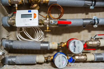 Smart water and heat meters with remote data transmission installed in a European utility system....