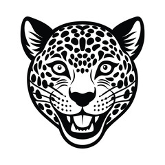 vector illustration of a leopard