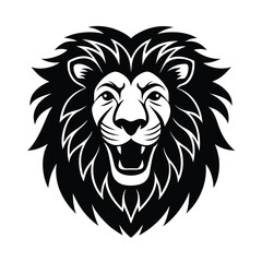Fototapeta premium lion head vector illustration