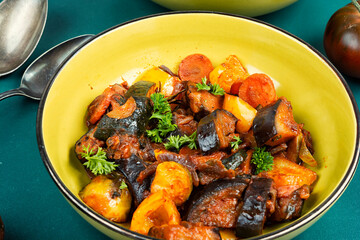 Diet vegetable stew or sauce.