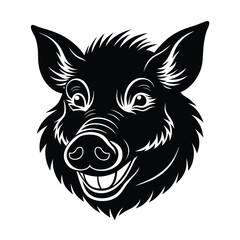 cartoon pig head