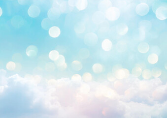 水色の空の背景テクスチャ