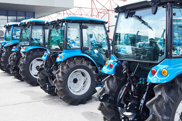 Tractor agricultural machines
