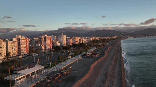 Faro de Torre del Mar de Velez-Malaga en Andalucia, Espa&ntilde;a