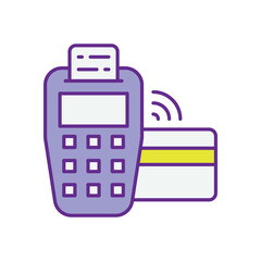 Contactless Payment icon vector stock illustration