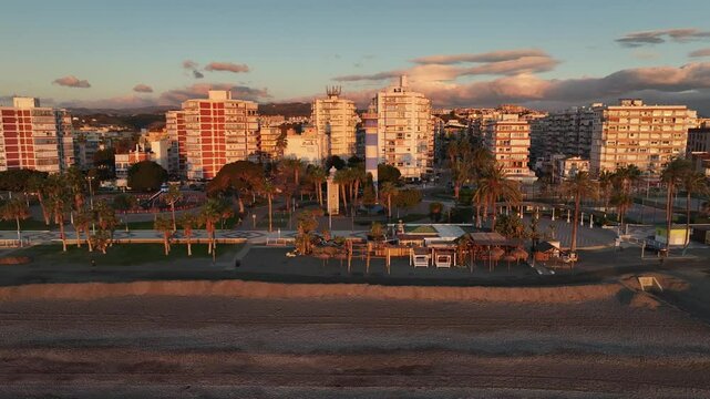 Faro de Torre del Mar de Velez-Malaga en Andalucia, Espa&ntilde;a