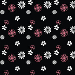 seamless pattern with flowers
