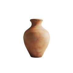 Rustic Clay Pot isolated png.