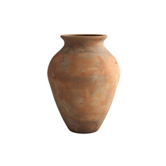 Rustic Clay Pot isolated png.
