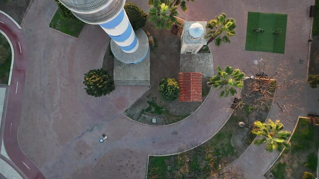 Faro de Torre del Mar de Velez-Malaga en Andalucia, Espa&ntilde;a