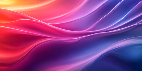 Obraz premium Modern Wavy Gradient Screensaver Wallpaper Background for Digital Art, UI Design, or Branding