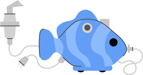 Steam Inhaler Device Illustration