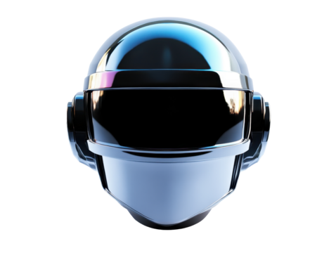 Isolated Daft Punk Chrome