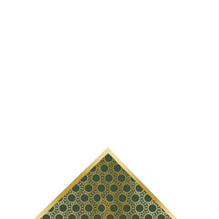 Islamic Decorative Frame With Background Pattern
