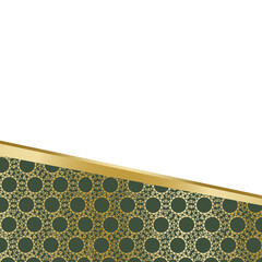 Islamic Decorative Frame With Background Pattern