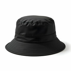 Monochrome Bucket Hat with Contemporary Silhouette

