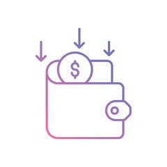 Cashback Reward icon vector stock illustration
