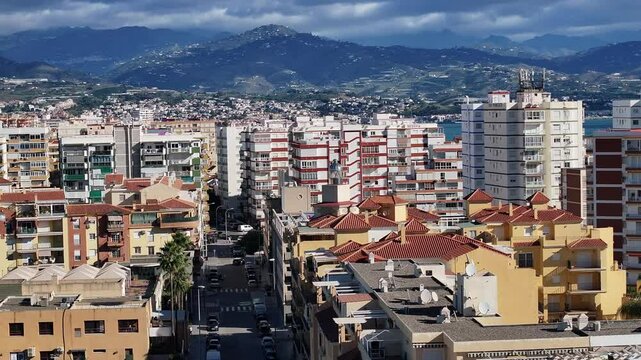 Faro de Torre del Mar de Velez-Malaga en Andalucia, Espa&ntilde;a
