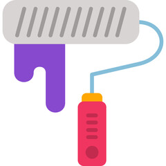 Roll Paint Brush Icon