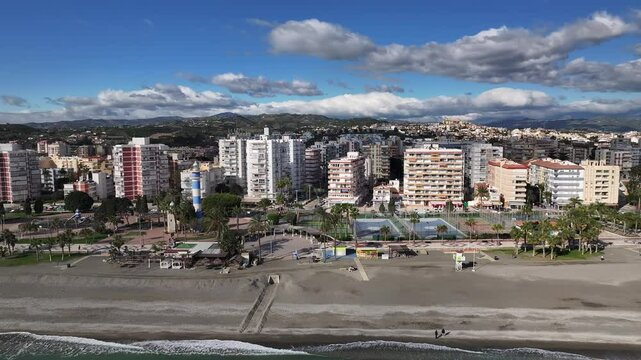 Faro de Torre del Mar de Velez-Malaga en Andalucia, Espa&ntilde;a