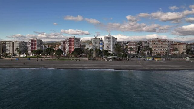 Faro de Torre del Mar de Velez-Malaga en Andalucia, Espa&ntilde;a