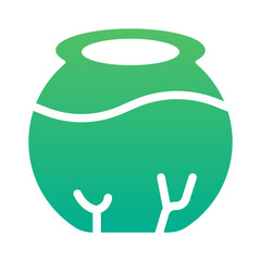 fish bowl gradient style