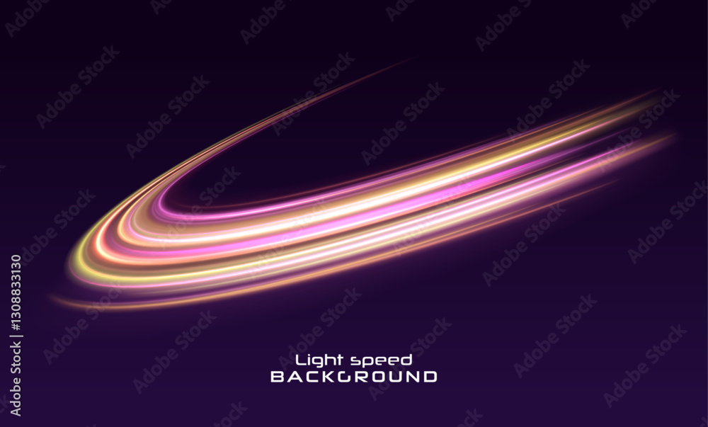 Fototapete the contrast of laser beams against a transparent background represents the essence of fast-moving t