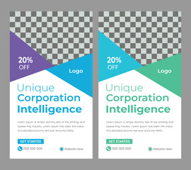  corporate facebook and Instagram story template
