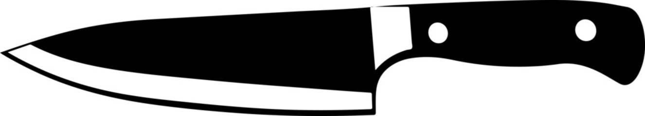 Obraz premium Illustration of Kitchen Knife