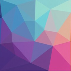 Subtle blend of muted blues & pinks in low-poly style, illustration, muted, artwork