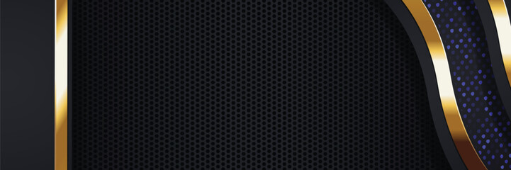 gold banner Abstract vector background board for text and message design modern. vector illustration