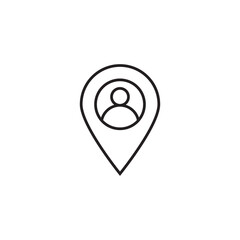 Location Icon. Address icon. Pin Point
