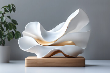 Fluid Elegance A Dance of Form and Light