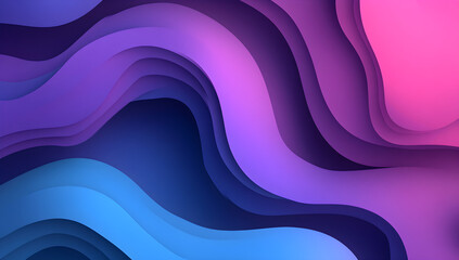Futuristic Abstract 3D Waves – AI Digital Art.