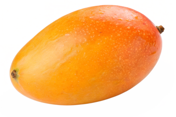 mango isolated on transparent background generative ai