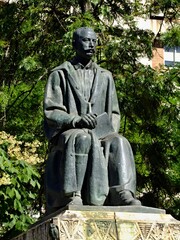 Jose Maria Gabriel y Galan monument. Spanish poet in Castilian and Extremaduran. Sculpted by Perez...