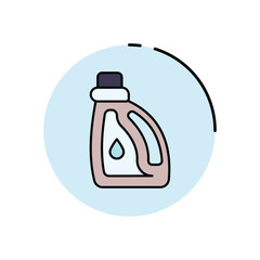 Detergent Bottle Vector icon
