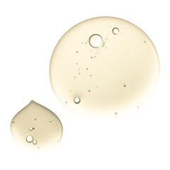 PNG gold oil bubble macro shot yellow liquid abstract